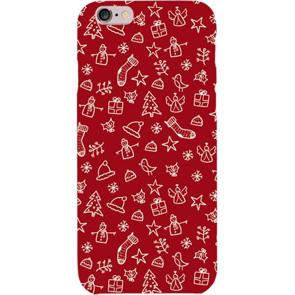 Husa din Silicon, Craciun Christmas Mix pentru iPhone 6s, Multicolor