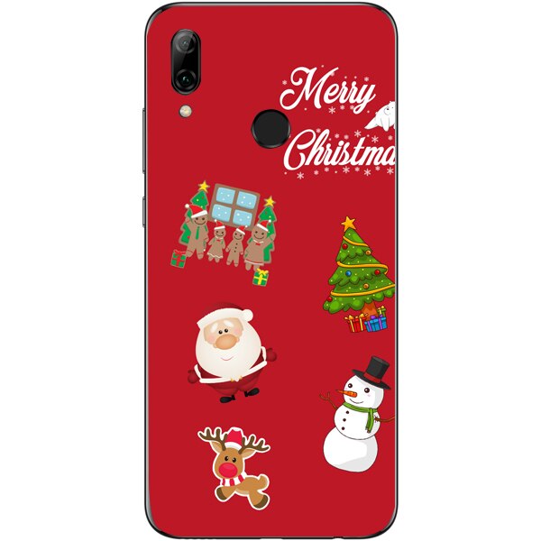 Husa din Silicon, Craciun Christmas Decorations pentru Huawei P30 Lite, Multicolor