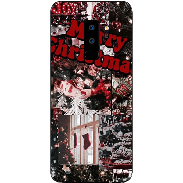 Husa din Silicon, Craciun Christmas Merry Christmas pentru Samsung Galaxy S9 Plus, Multicolor