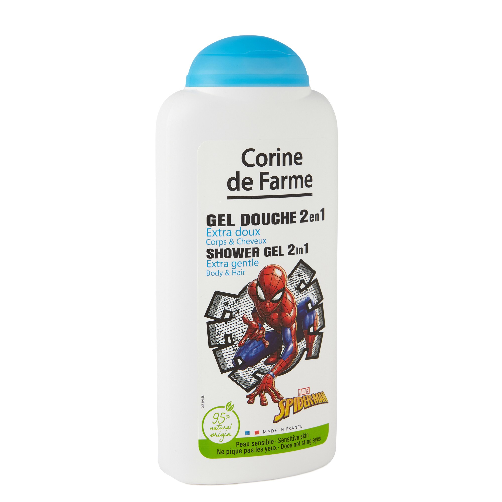 Gel de dus 2 in 1 pentru copii Disney Spiderman, 250 ml