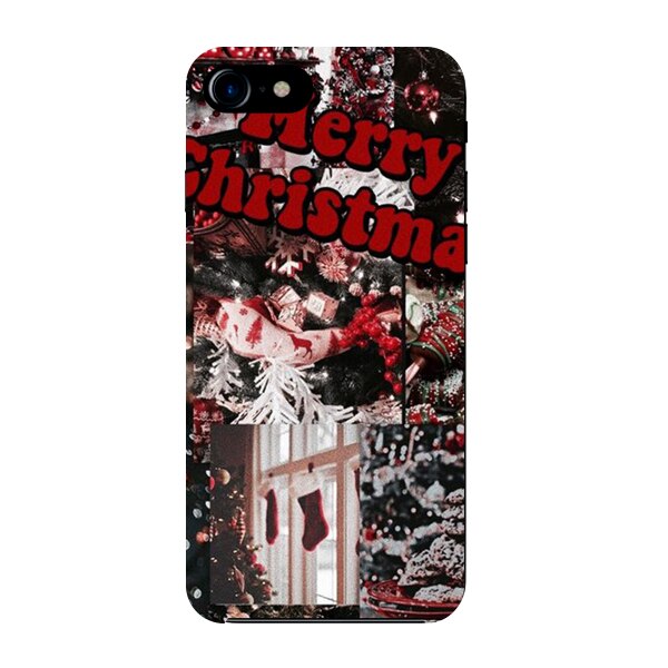 Husa din Silicon, Craciun Christmas Merry Christmas pentru iPhone 6 Plus, Multicolor
