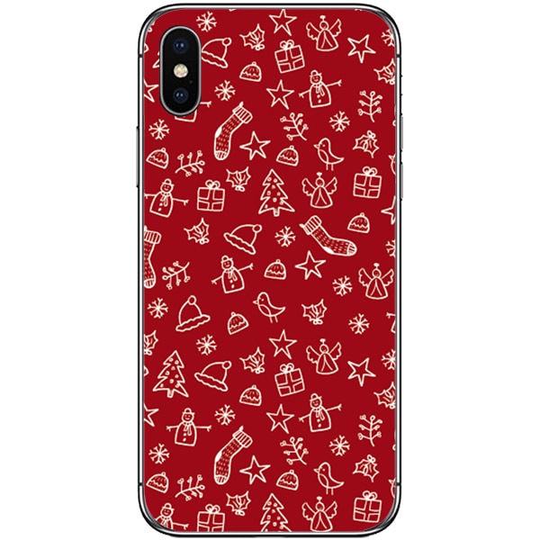 Husa din Silicon, Craciun Christmas Mix pentru iPhone XS Max, Multicolor