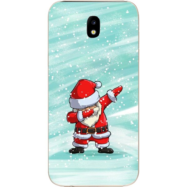 Husa din Silicon, Craciun Cool pentru Samsung Galaxy J5 (2017), Multicolor