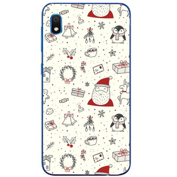 Husa din Silicon, Craciun Christmas Wall pentru Samsung Galaxy A10, Multicolor