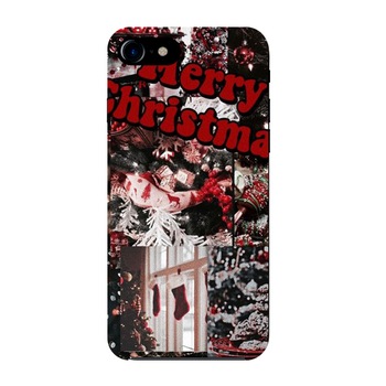 Husa din Silicon, Craciun Christmas Merry Christmas pentru iPhone 7 Plus, Multicolor Husa din Silicon, Craciun Christmas Merry Christmas pentru iPhone 7 Plus, Multicolor