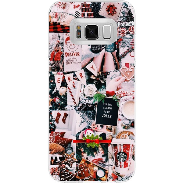 Husa din Silicon, Craciun Deliver pentru Samsung Galaxy S8, Multicolor