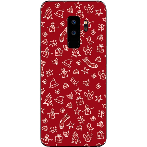 Husa din Silicon, Craciun Christmas Mix pentru Samsung Galaxy S9 Plus, Multicolor