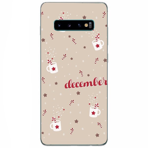 Husa din Silicon, Craciun December Vibes pentru Samsung Galaxy S10 Plus, Multicolor