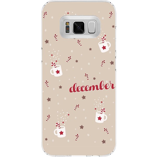 Husa din Silicon, Craciun December Vibes pentru Samsung Galaxy S8, Multicolor