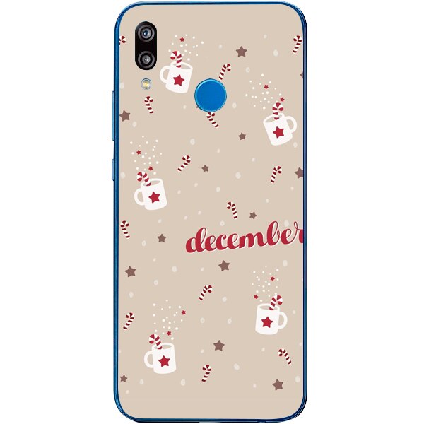 Husa din Silicon, Craciun December Vibes pentru Huawei P20 Lite, Multicolor