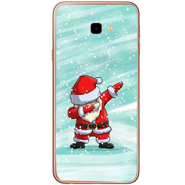 Husa din Silicon, Craciun Cool pentru Samsung Galaxy J4 Plus, Multicolor