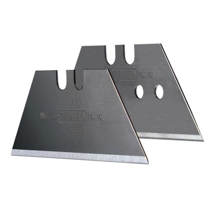 Stanley 4-11-921 Set de 400 lame trapezoidale 1992 cu lungimea de 62mm si latimea de 19mm