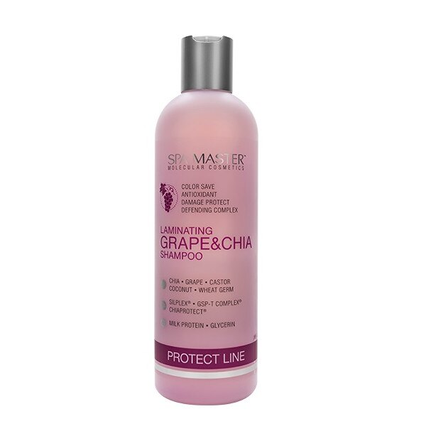 Sampon laminant pentru protejarea parului cu struguri si chia Spa Master 330ml