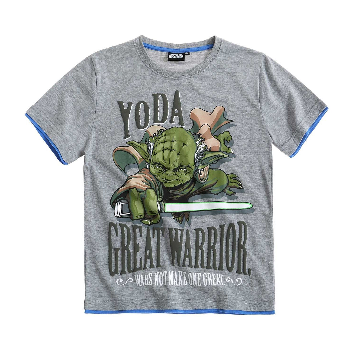 Tricou Star Wars Yoda gri deschis, Gri deschis