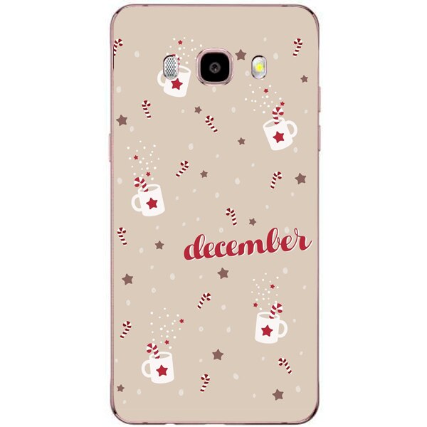 Husa din Silicon, Craciun December Vibes pentru Samsung Galaxy J5 (2016), Multicolor
