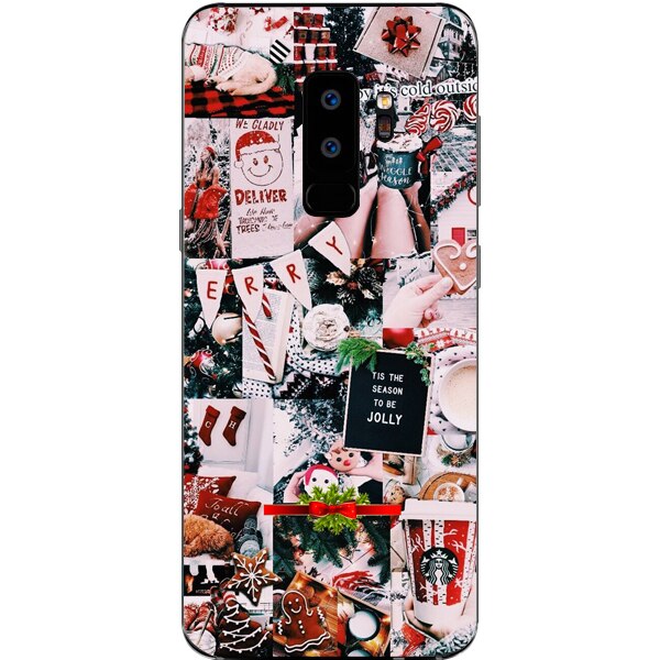 Husa din Silicon, Craciun Deliver pentru Samsung Galaxy S9 Plus, Multicolor