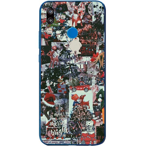 Husa din Silicon, Craciun Enjoy This Moment pentru Huawei P Smart Z, Multicolor