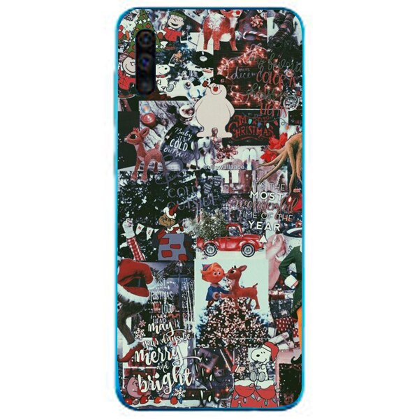 Husa din Silicon, Craciun Enjoy This Moment pentru Samsung Galaxy A70, Multicolor