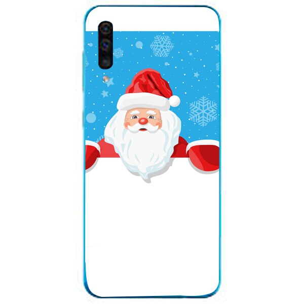 Husa din Silicon, Craciun Guess pentru Samsung Galaxy A70, Multicolor