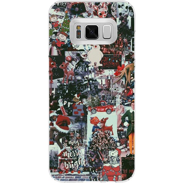 Husa din Silicon, Craciun Enjoy This Moment pentru Samsung Galaxy S8, Multicolor