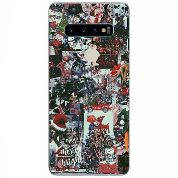 Husa din Silicon, Craciun Enjoy This Moment pentru Samsung Galaxy S10, Multicolor Husa din Silicon, Craciun Enjoy This Moment pentru Samsung Galaxy S10, Multicolor