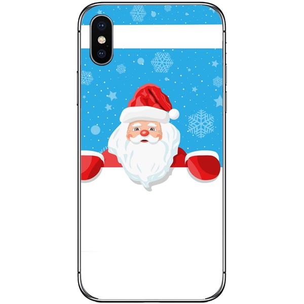 Husa din Silicon, Craciun Guess pentru iPhone X, Multicolor