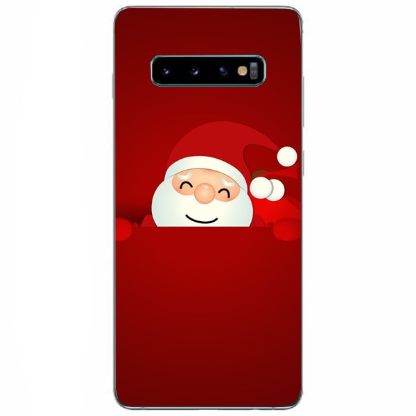 Husa din Silicon, Craciun Hello Again pentru Samsung Galaxy S10, Multicolor
