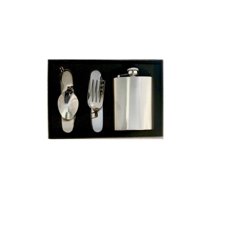 Set plosca metalica cu tacamuri