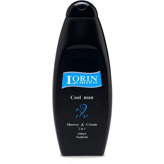 Gel de dus 2in1, shower & cream, LORIN COOL MAN, pentru barbati 1000ml