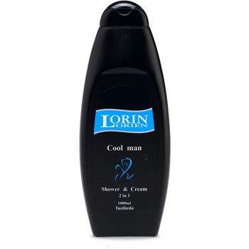 Gel de dus 2in1, shower & cream, LORIN COOL MAN, pentru barbati 1000ml Gel de dus 2in1, shower & cream, LORIN COOL MAN, pentru barbati 1000ml