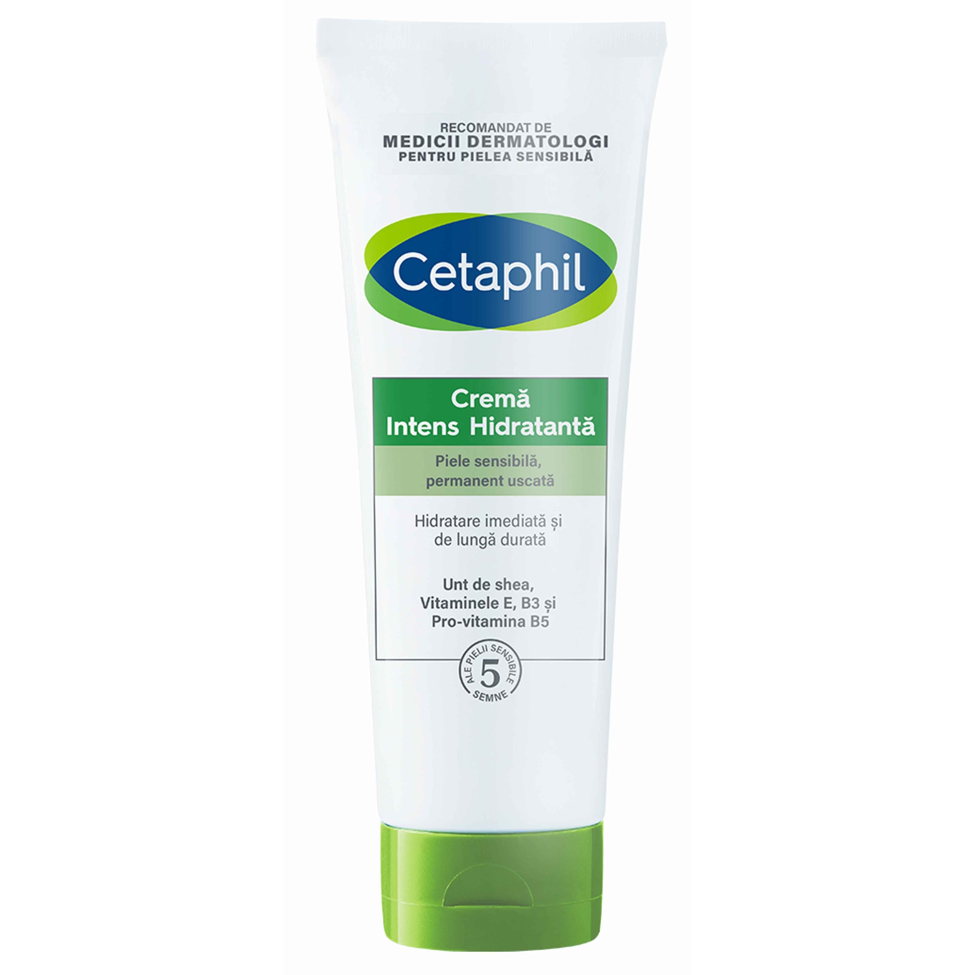 Crema Intens Hidratanta Cetaphil, ofera hidratare timp de 24 de ore pentru piele uscata si sensibila, fara parfum, non-grasa, 220 ml