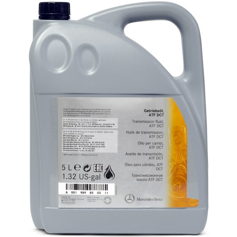 Ulei Cutie de Viteaza Automata Mercedes Benz 236.21 5L