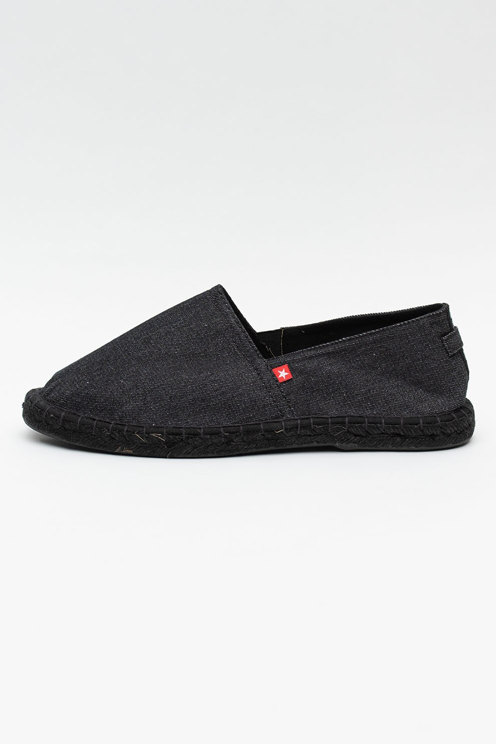 Big Star, Espadrile din denim cu aplicatie logo discreta