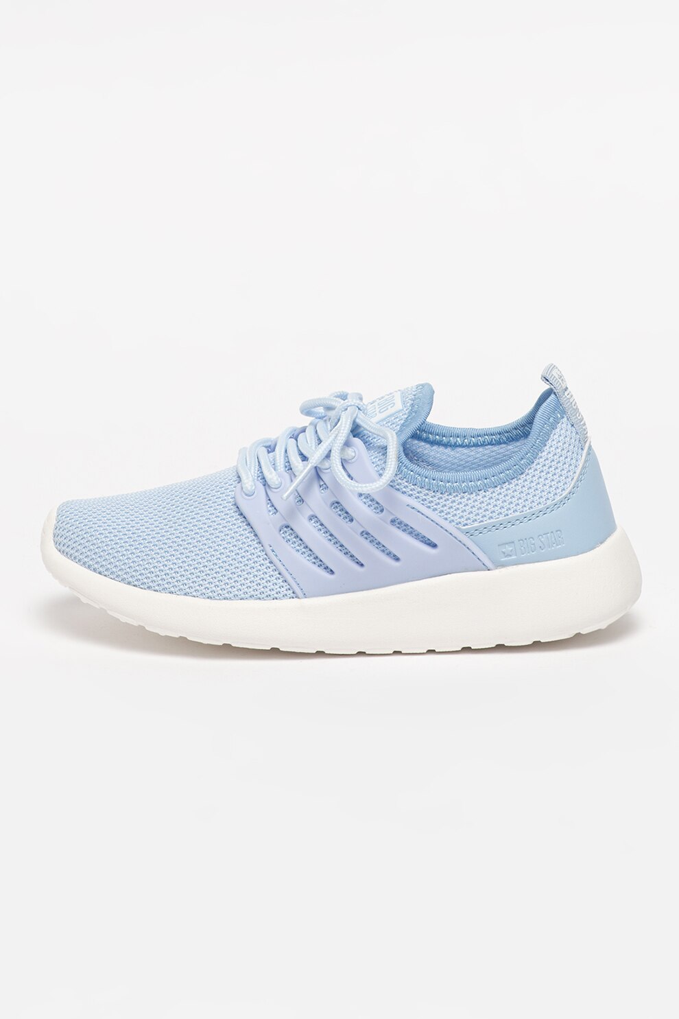 Big Star, Pantofi sport din plasa cu sireturi, Albastru lavanda, 33 EU