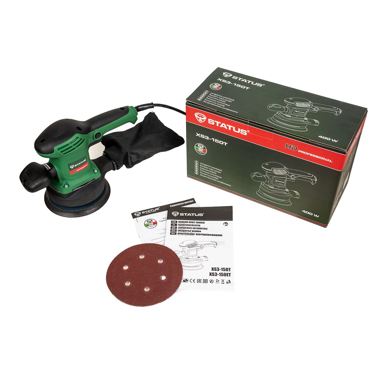 Ексцентършлайф STATUS XS3-150T, 400 W, 150 мм - eMAG.bg