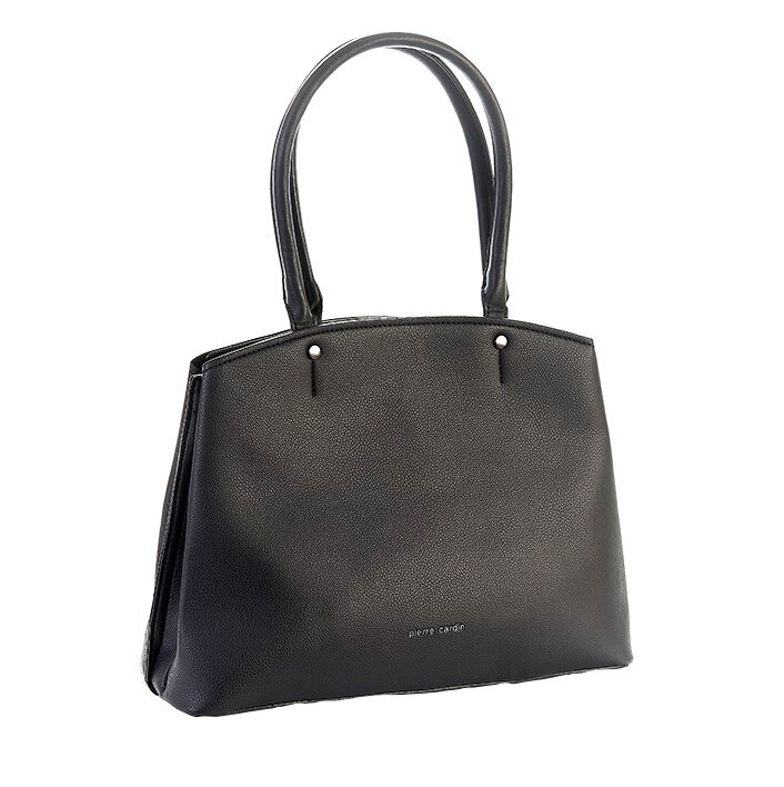 Geanta shopper dama, Pierre Cardin, Negru