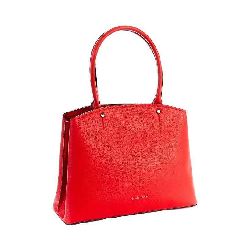 Geanta shopper dama, Pierre Cardin, Rosu