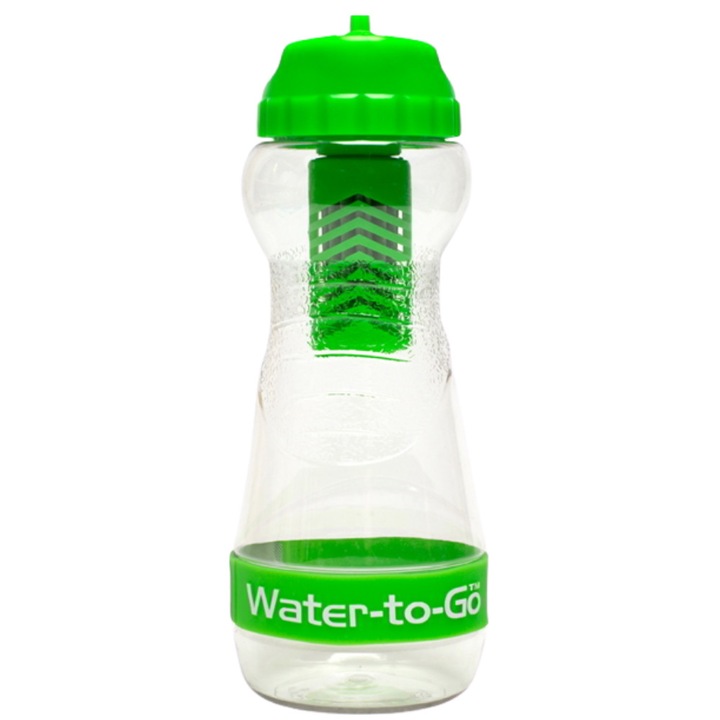 Бутилка за вода Water-to-Go, Зелен, 500 мл