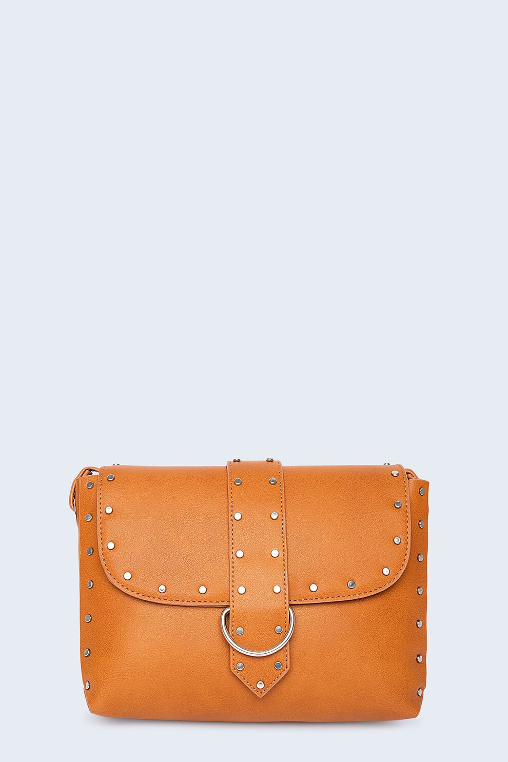 Pepe Jeans London, Geanta crossbody cu clapa Monic, Oranj