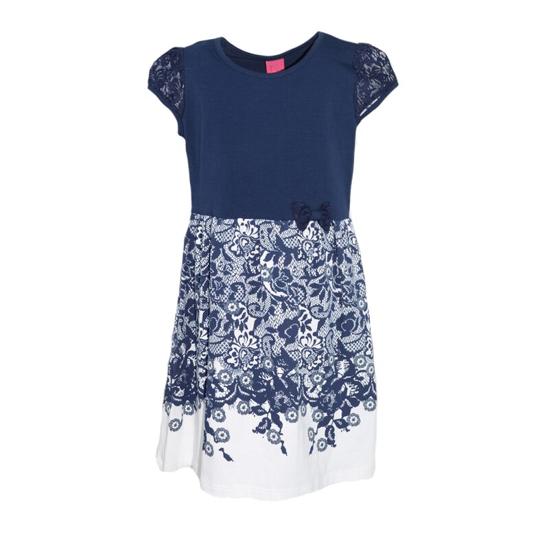 Rochita eleganta pentru fete Atut A-6042, Bleumarin