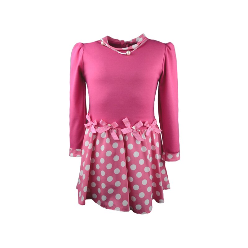 Rochie eleganta pentru fete Mini Junior DMNK128, Roz