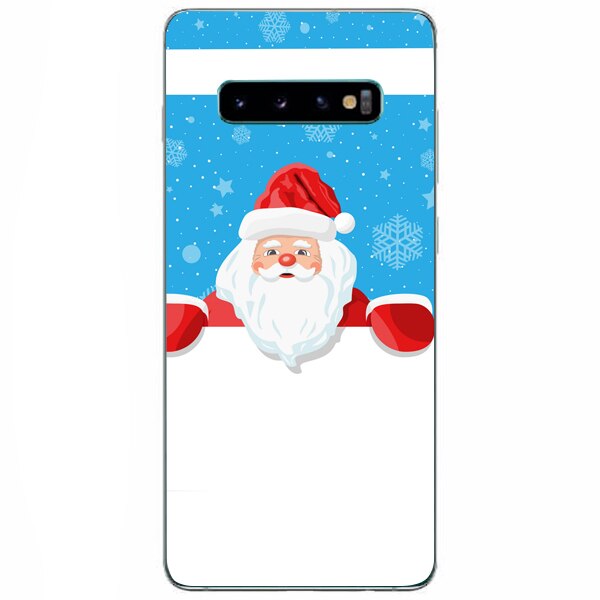 Husa din Silicon, Craciun Guess pentru Samsung Galaxy S10, Multicolor