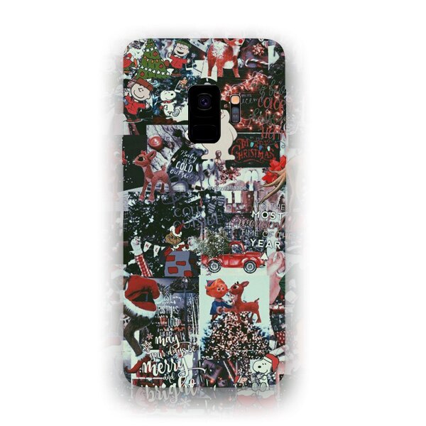Husa din Silicon, Craciun Enjoy This Moment pentru Samsung Galaxy S9, Multicolor