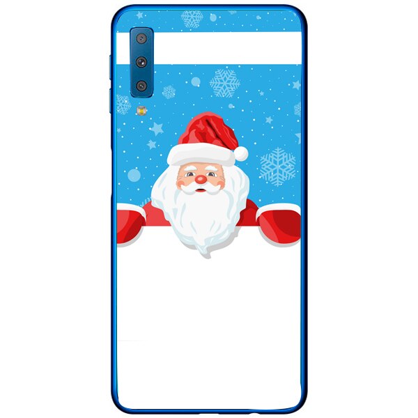 Husa din Silicon, Craciun Guess pentru Samsung Galaxy A7 (2018), Multicolor