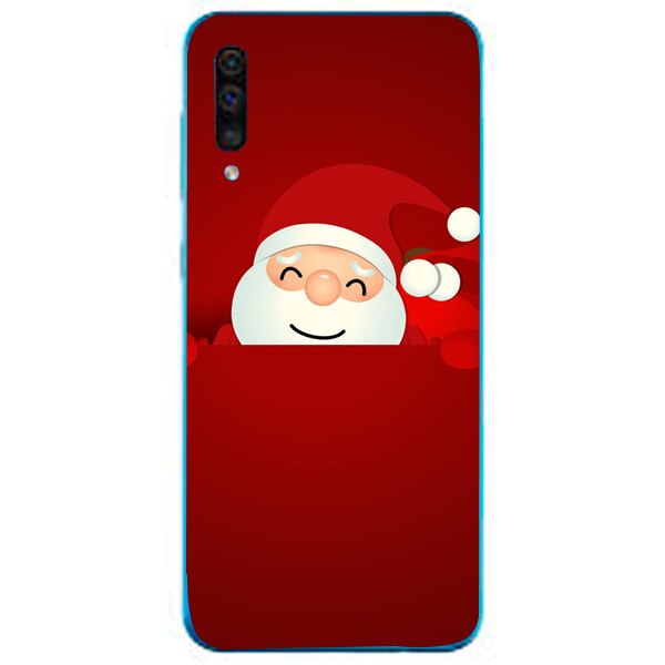 Husa din Silicon, Craciun Hello Again pentru Samsung Galaxy A70, Multicolor