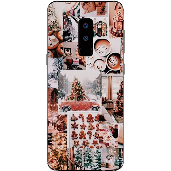 Husa din Silicon, Craciun Happiness pentru Samsung Galaxy S9 Plus, Multicolor