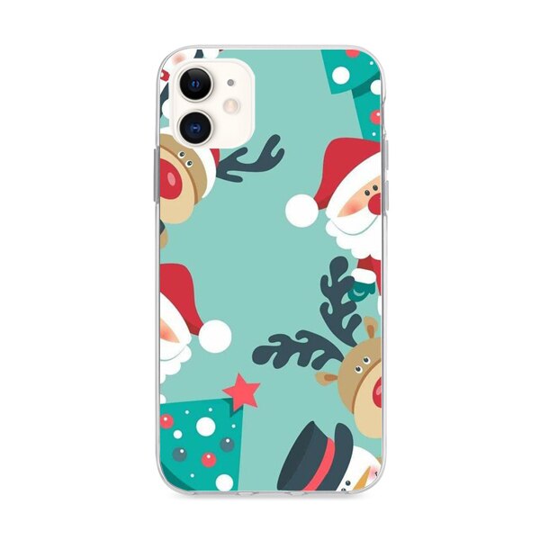 Husa din Silicon, Craciun Just For You pentru iPhone 11, Multicolor