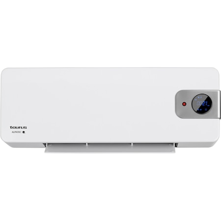 Aeroterma ceramica de perete Taurus Alpatec RCMB 27, 2000W, 2 trepte, IP 22, programare saptamanala si zilnica, timer 24 ore, LED display, setare caldura: 10°C - 49°C, Protectie termica,Telecomanda.