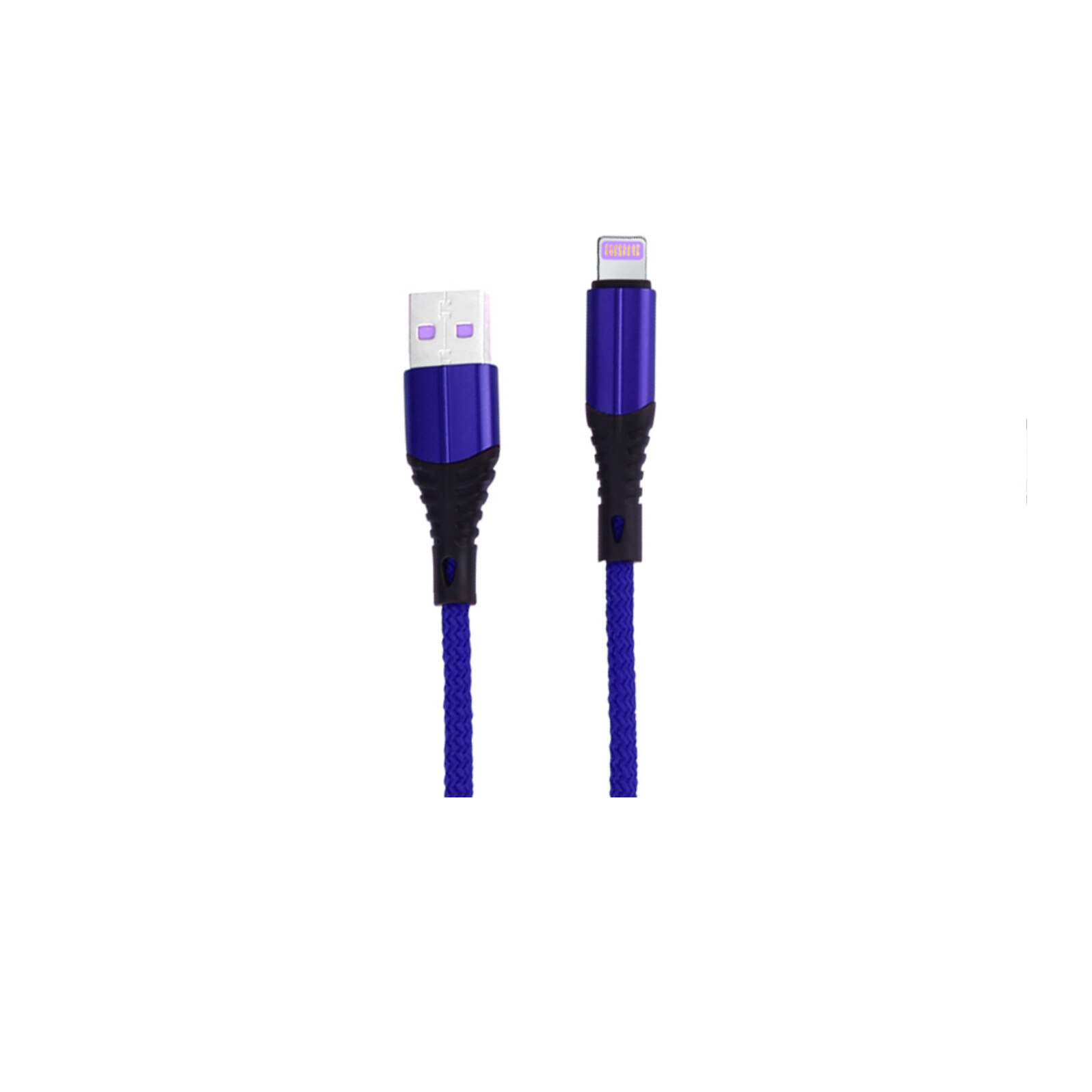 Cablu de incarcare USB la Lightning 8 Pin pentru iPhone, ranforsat, 1m, Albastru, BBL1922