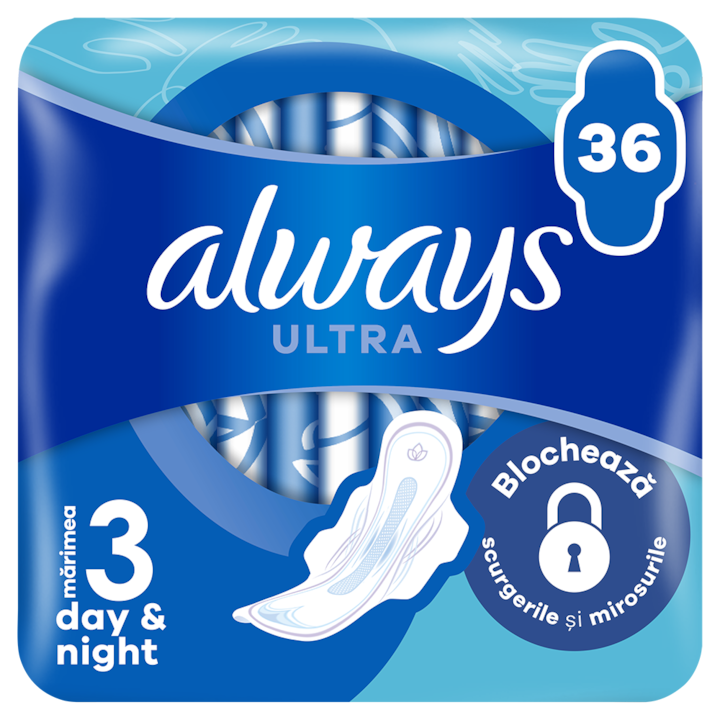 Absorbante Always Ultra Night, 36 buc